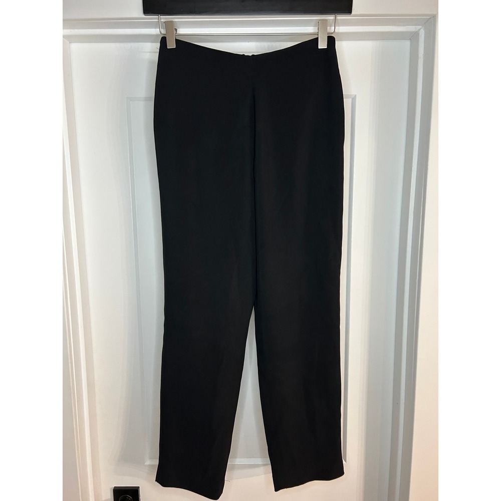 Lauren Ralph Lauren Petite Black Vintage Dress Pants Straight Leg 8P Made in USA